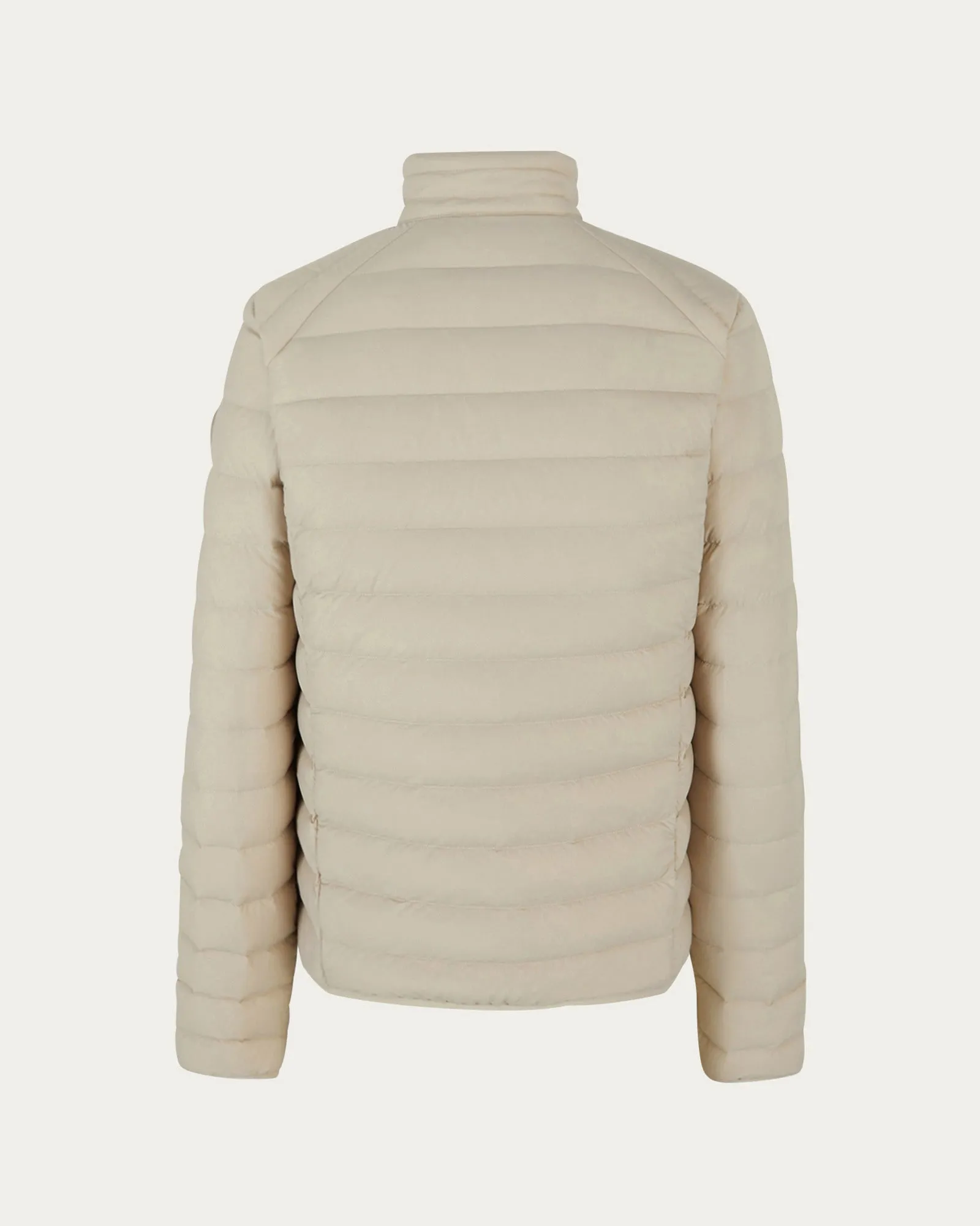 Beige Aragon lightweight stretch puffer jacket