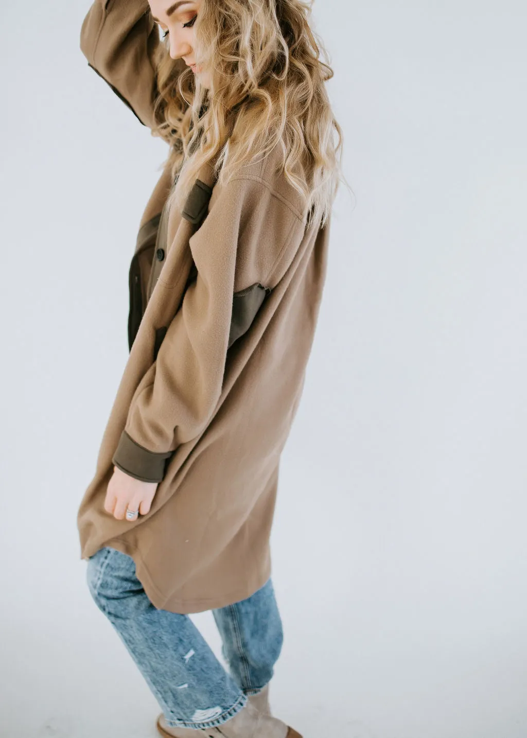 Bronwyn Oversized Longline Shacket