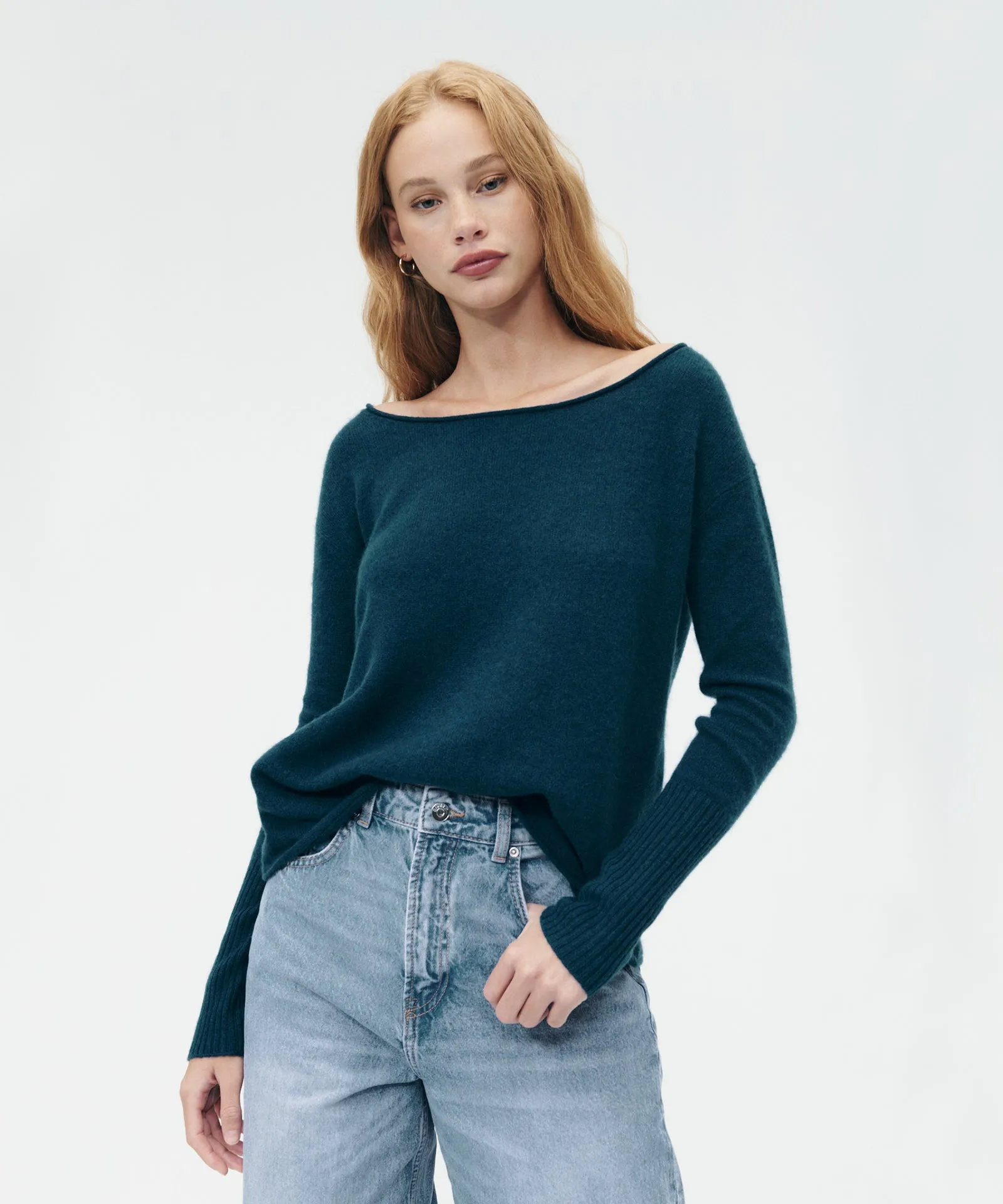 Cashmere Boatneck Sweater