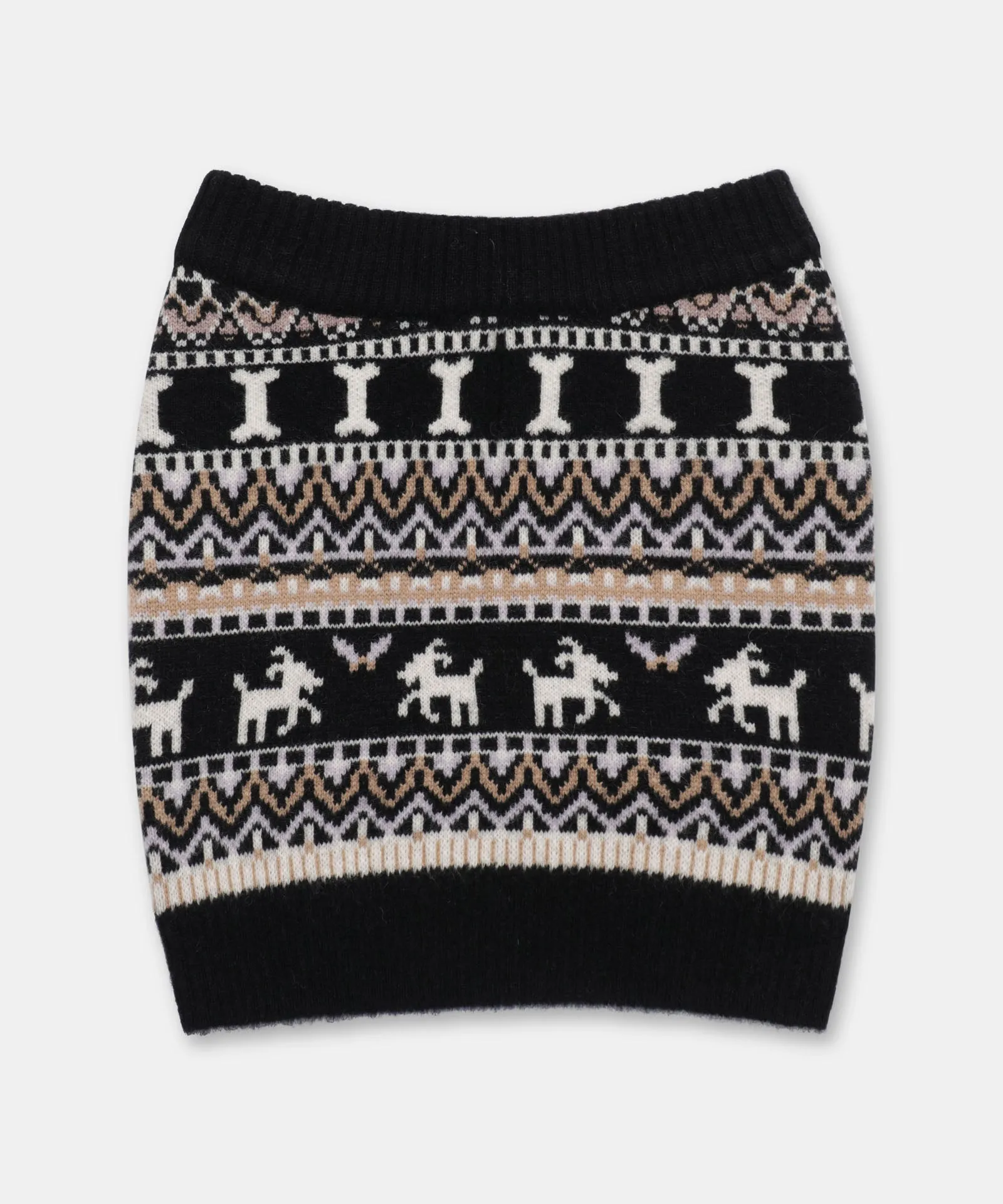 Cashmere Bone Fair Isle Dog Sweater