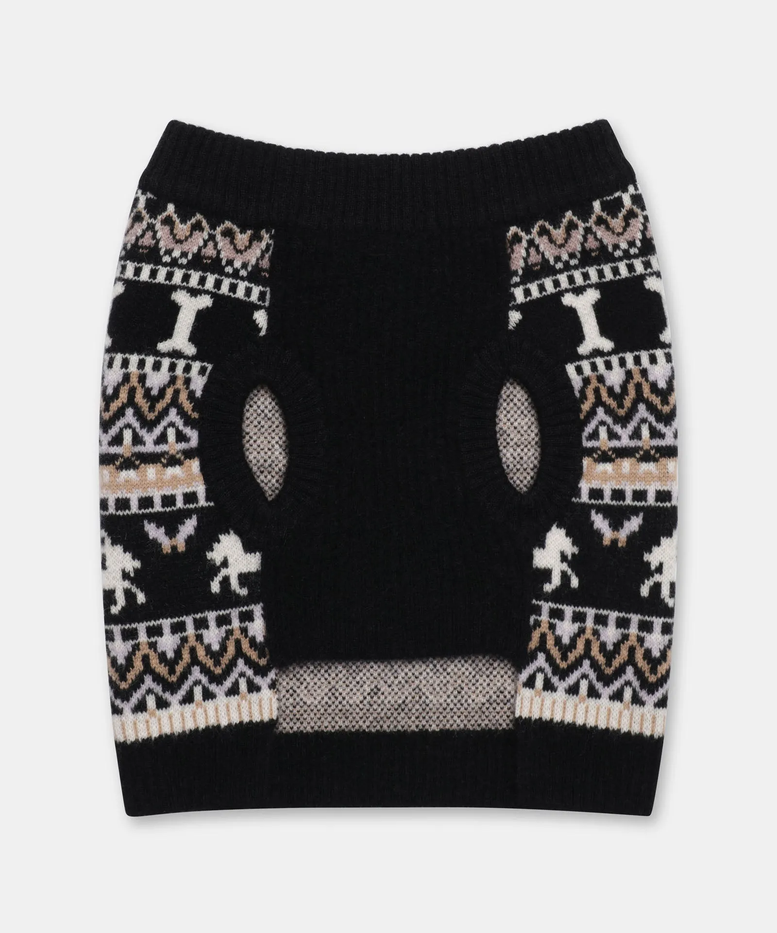 Cashmere Bone Fair Isle Dog Sweater