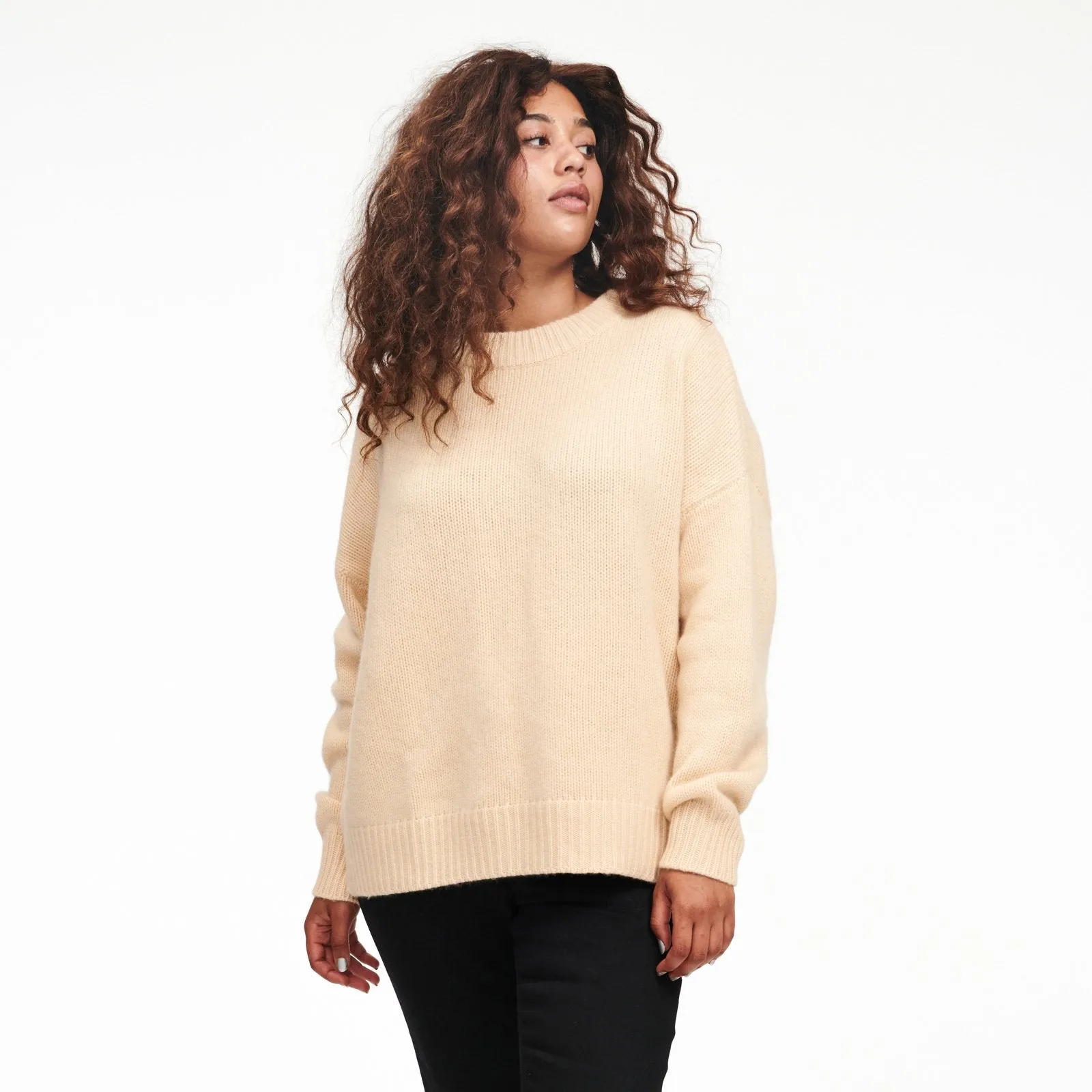 Cashmere Oversized Crewneck Sweater