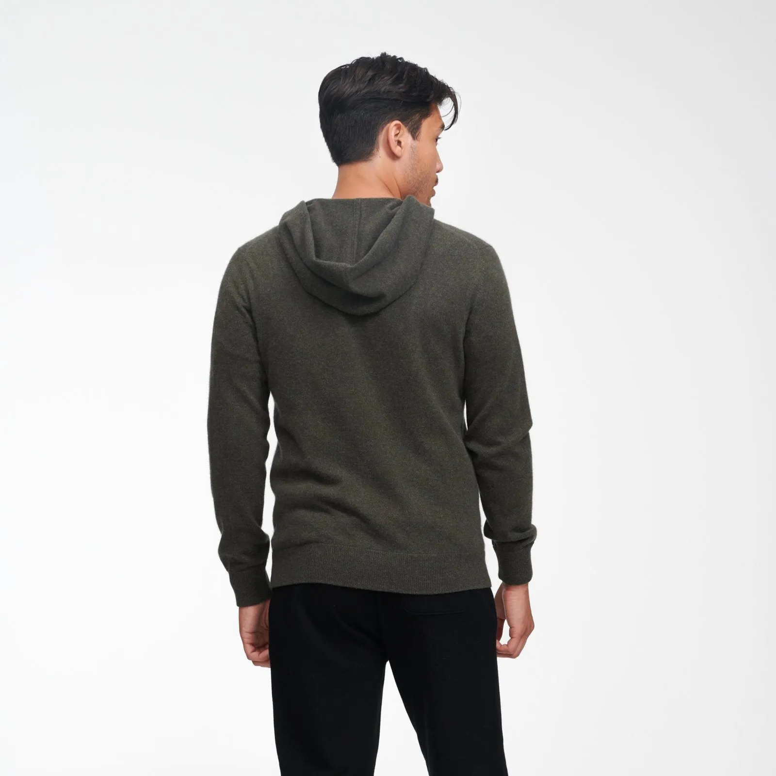 Cashmere Quarter Zip Hoodie