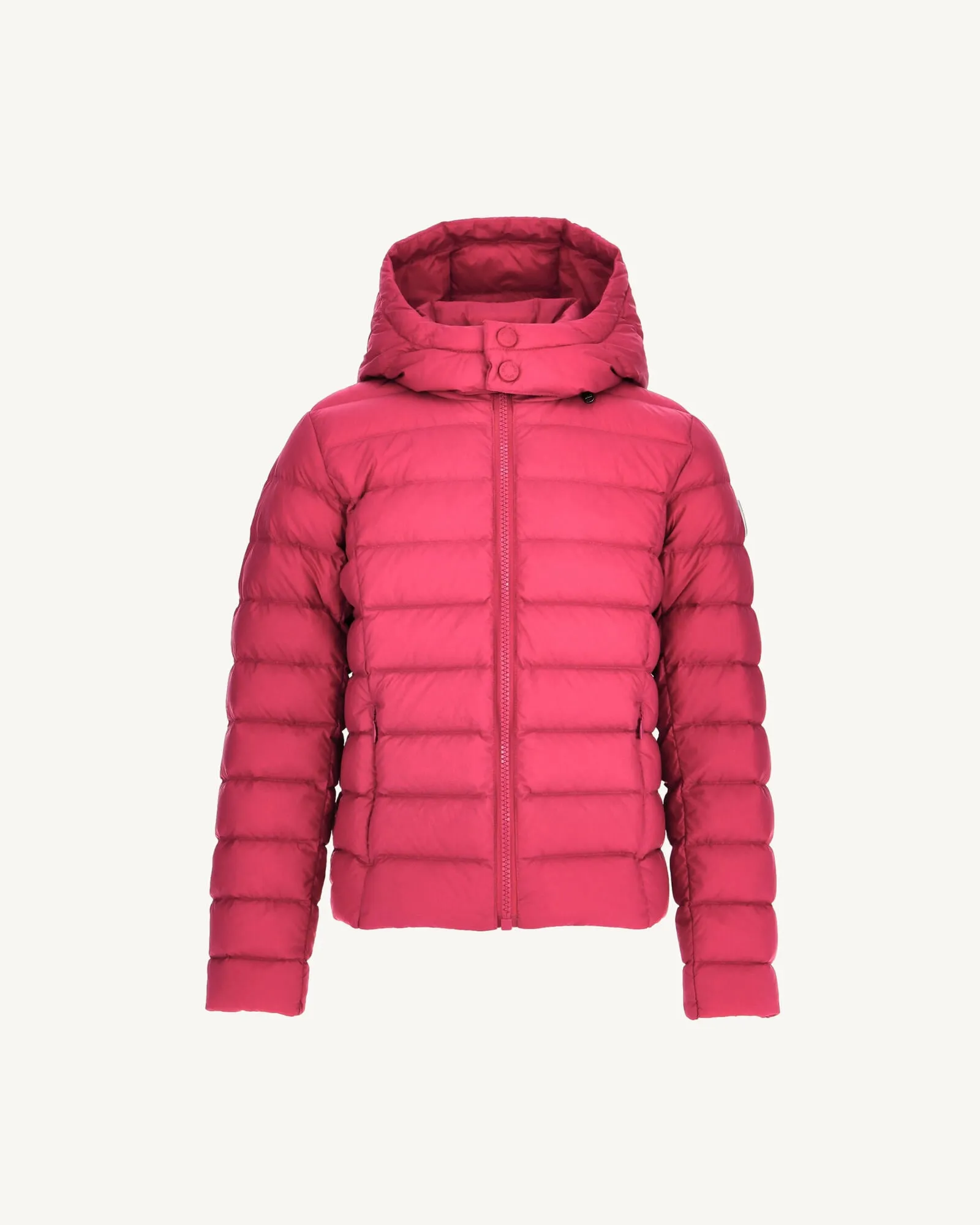 Cherry pink Opale 2.0 kid's Grand Froid hooded puffer jacket