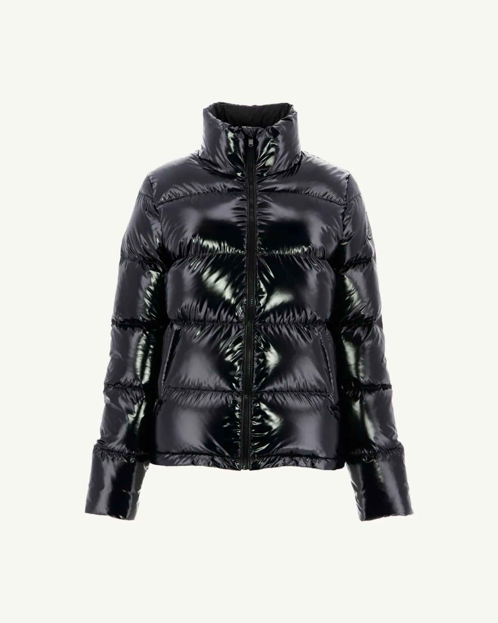 Grand Froid Lacquered Swarovski Coat Cardiff Black