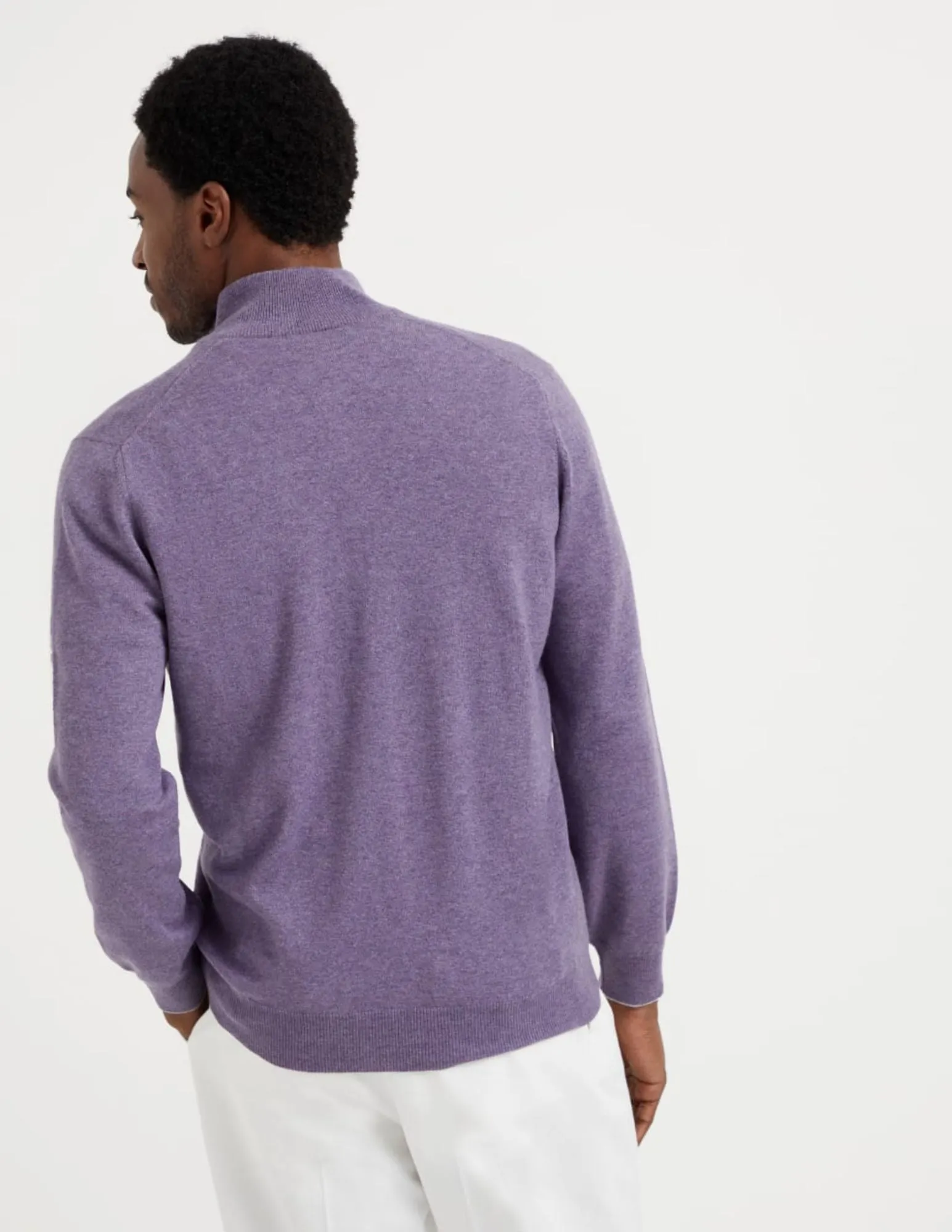 Half-Zip Sweater | Purple