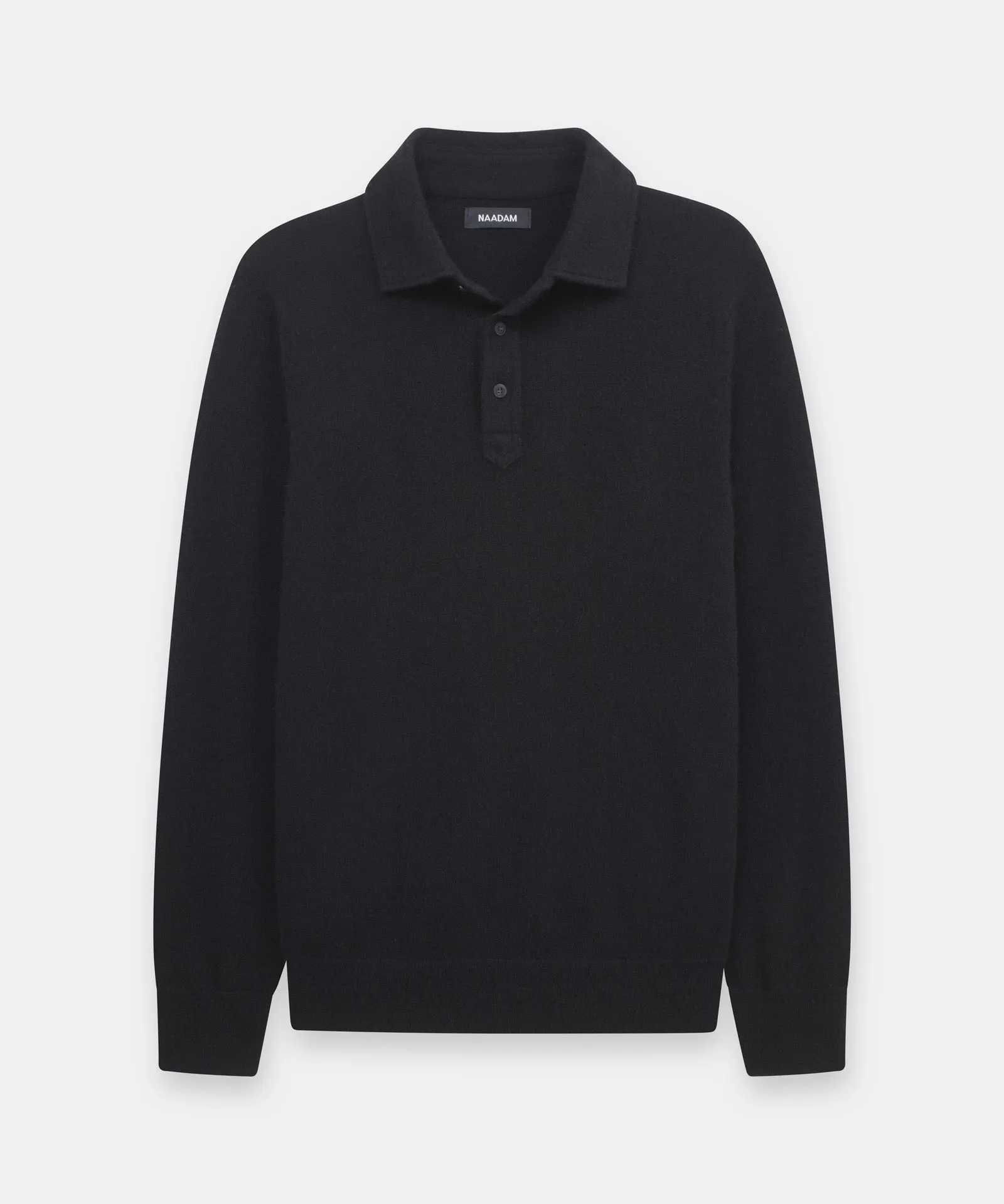 Signature Cashmere Long Sleeve Polo