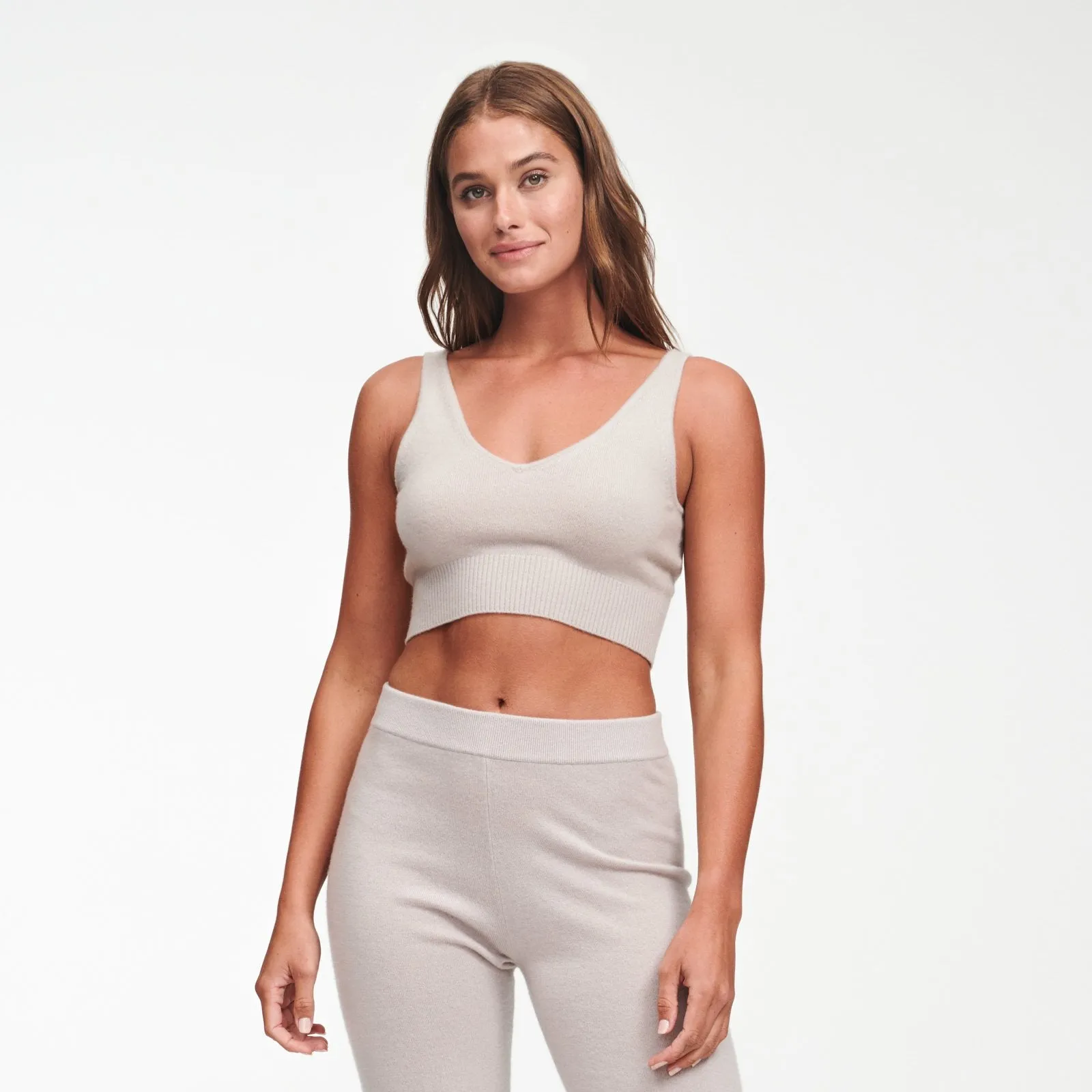 Signature Cashmere Longline Bra Top