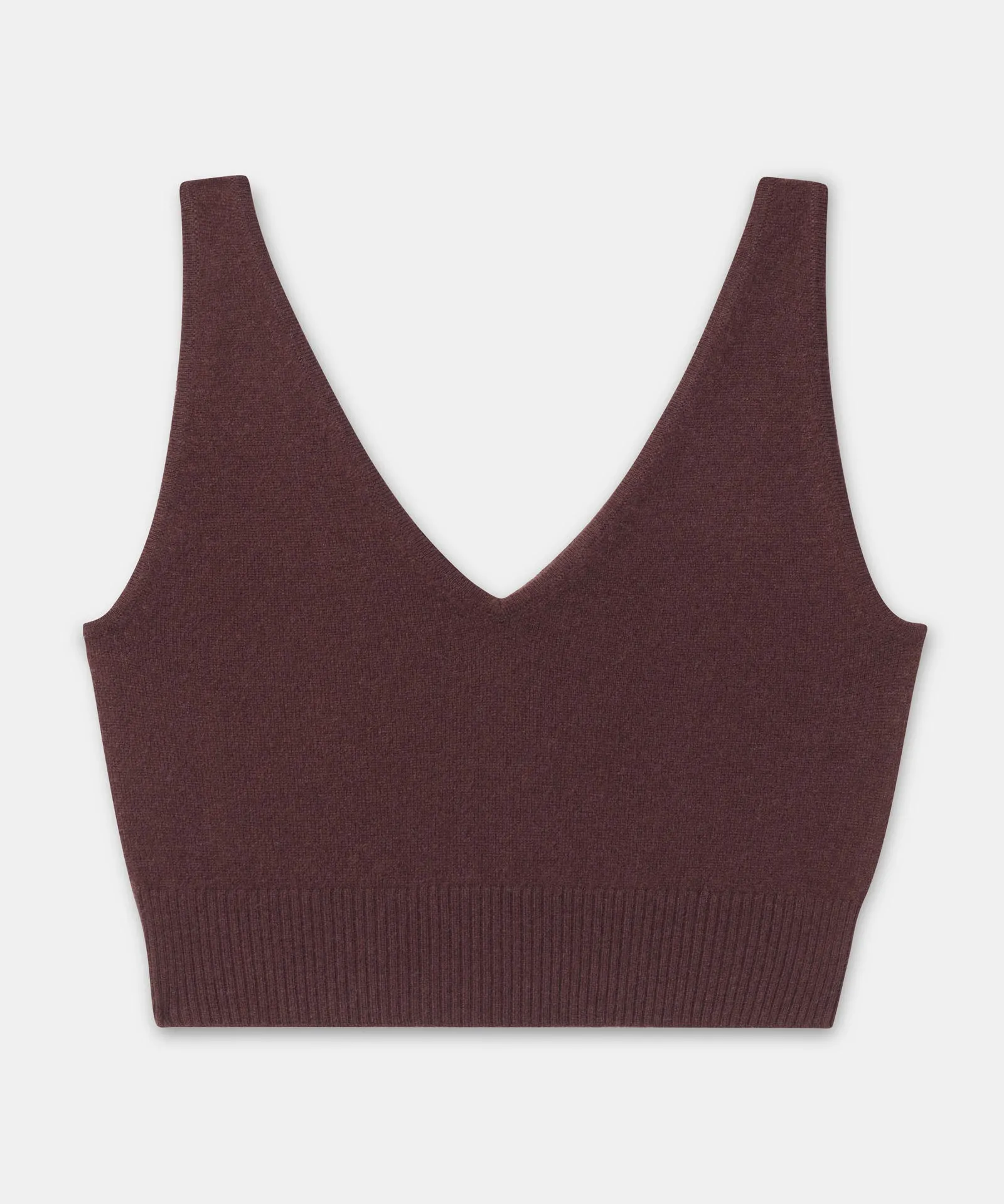 Signature Cashmere Longline Bra Top