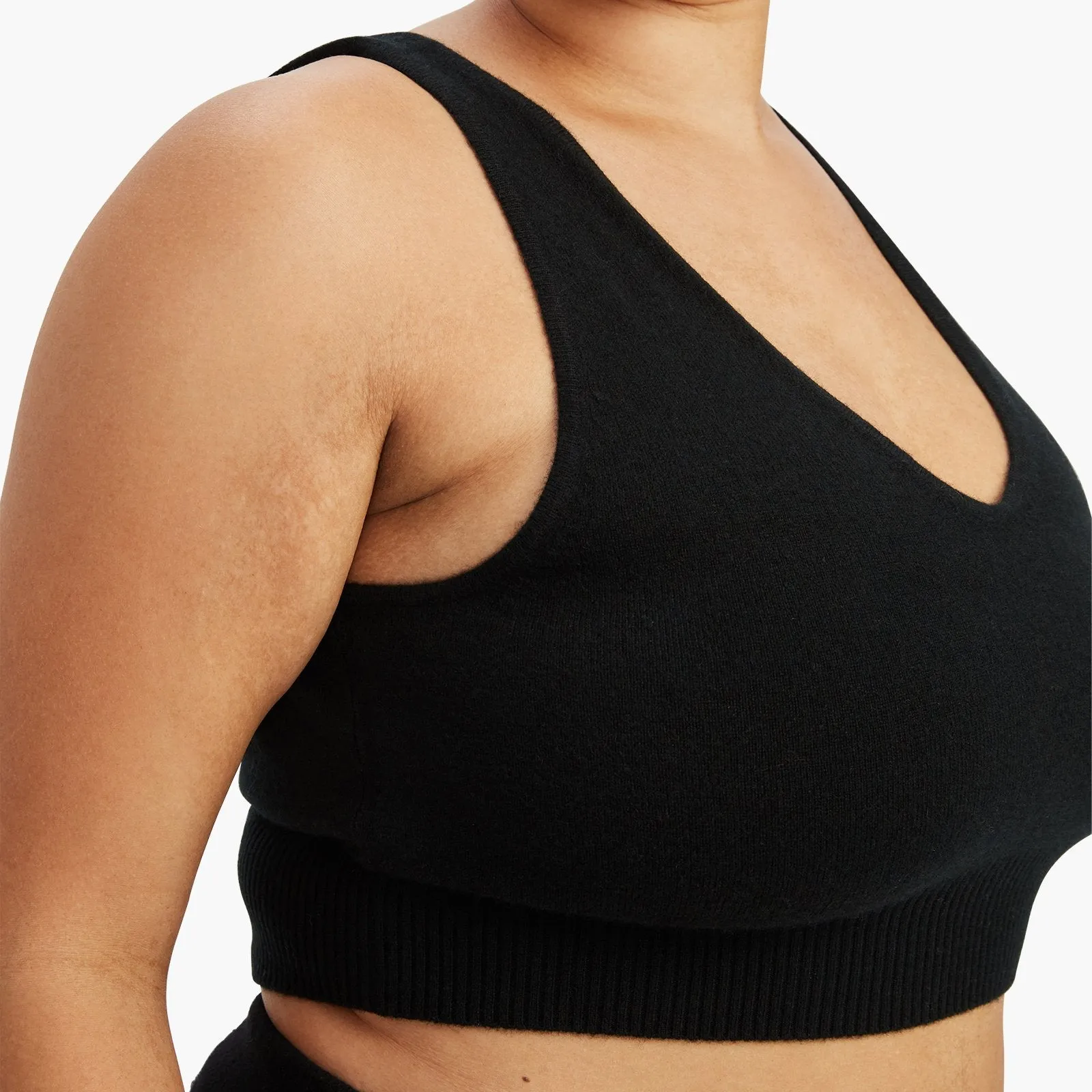 Signature Cashmere Longline Bra Top