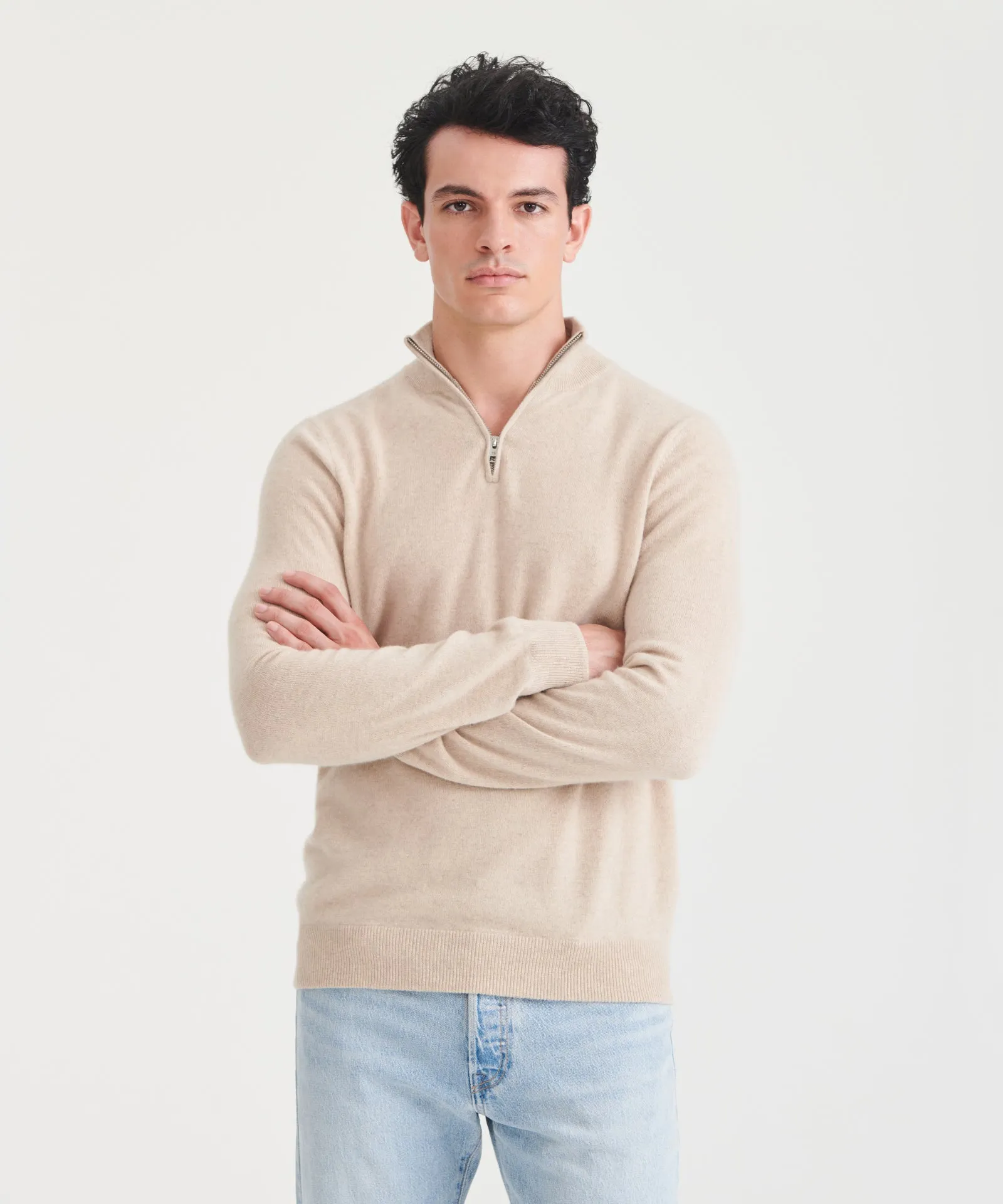 Signature Cashmere Quarter Zip