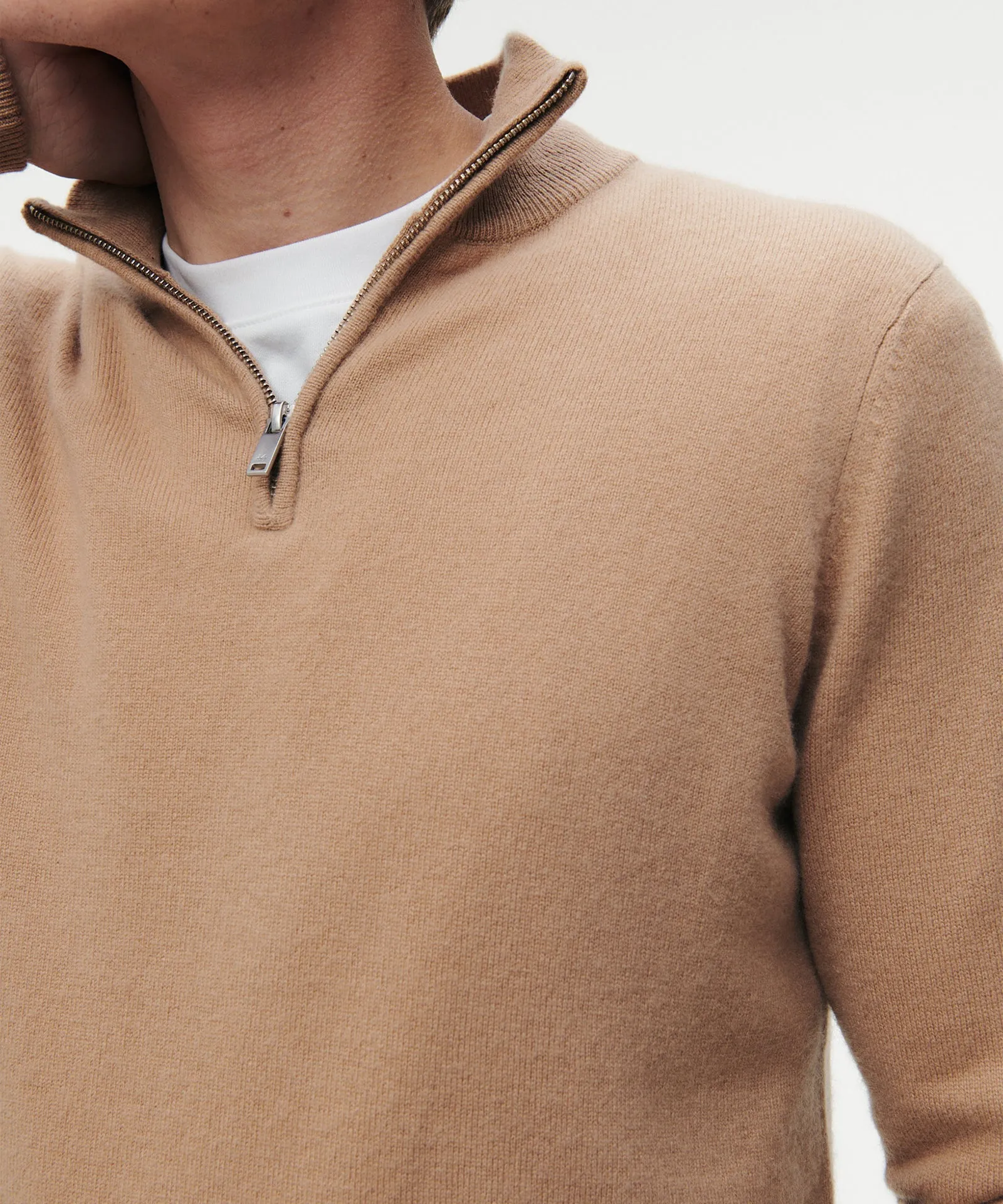 Signature Cashmere Quarter Zip