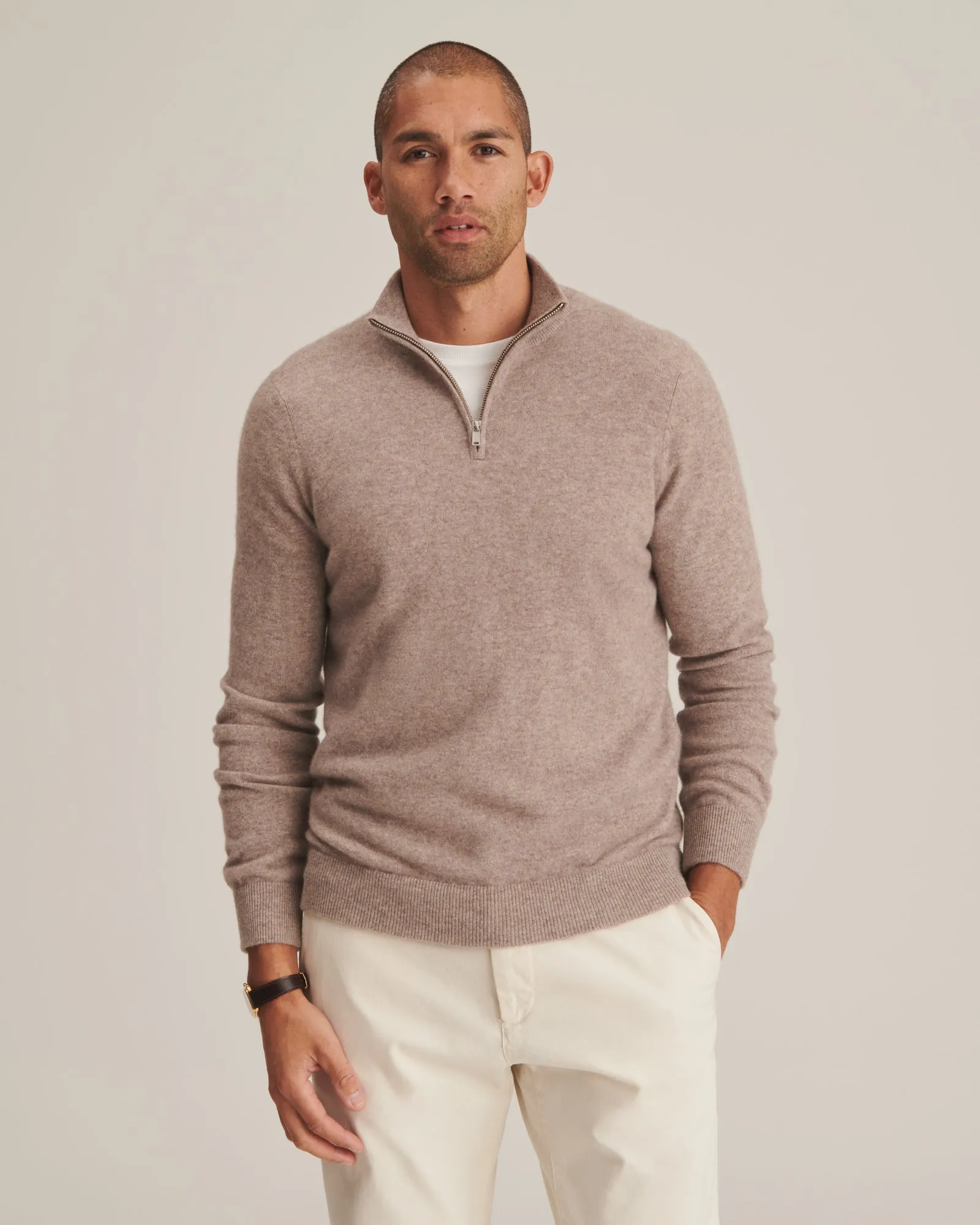 Signature Cashmere Quarter Zip