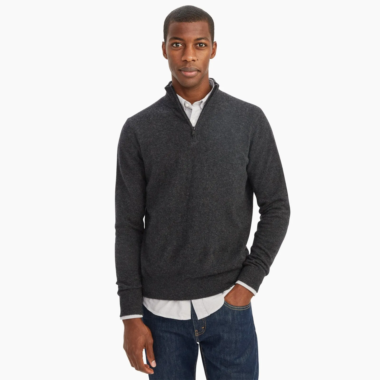 Signature Cashmere Quarter Zip