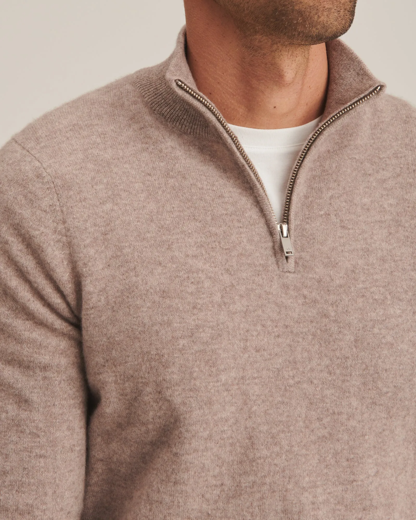 Signature Cashmere Quarter Zip