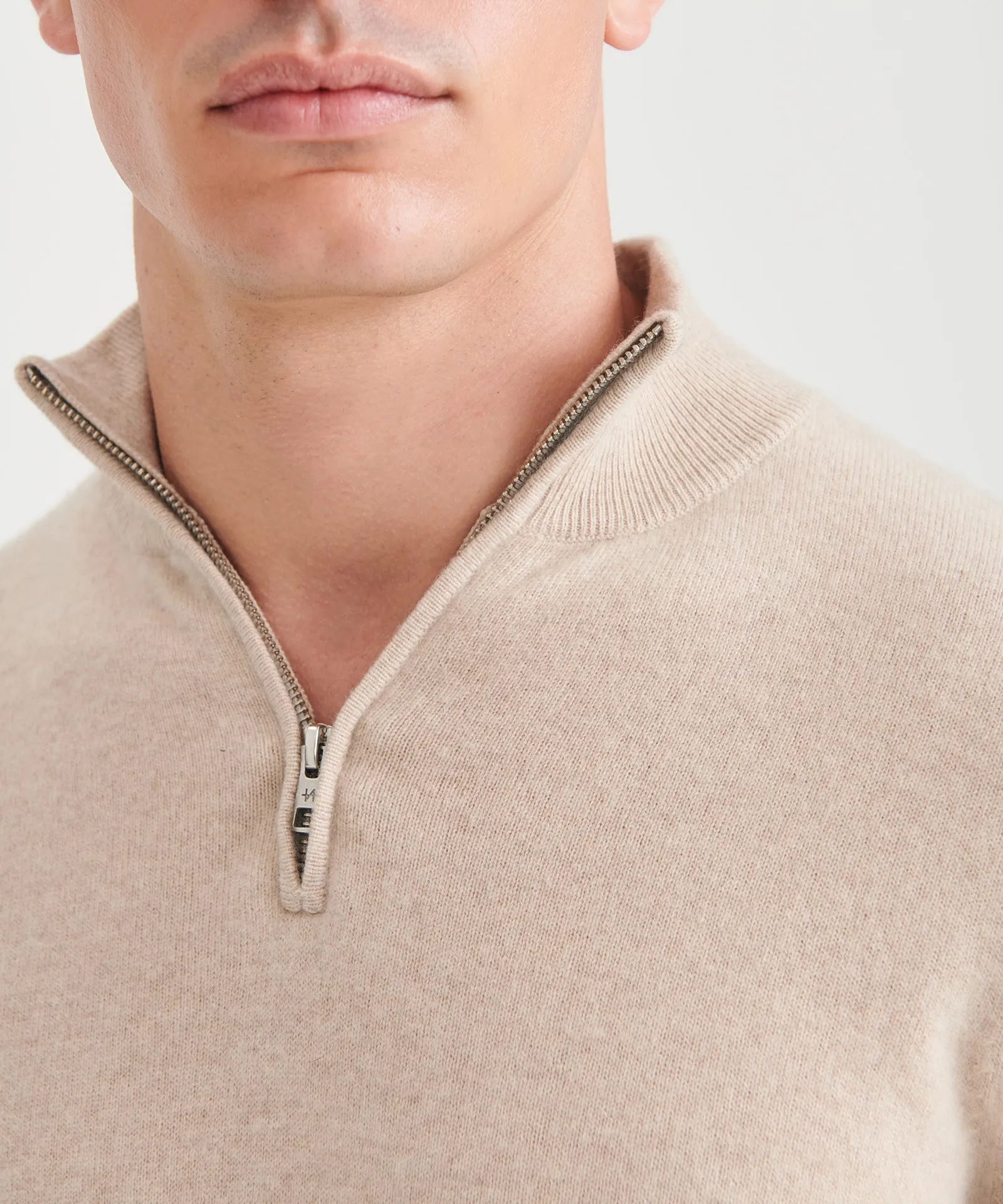 Signature Cashmere Quarter Zip