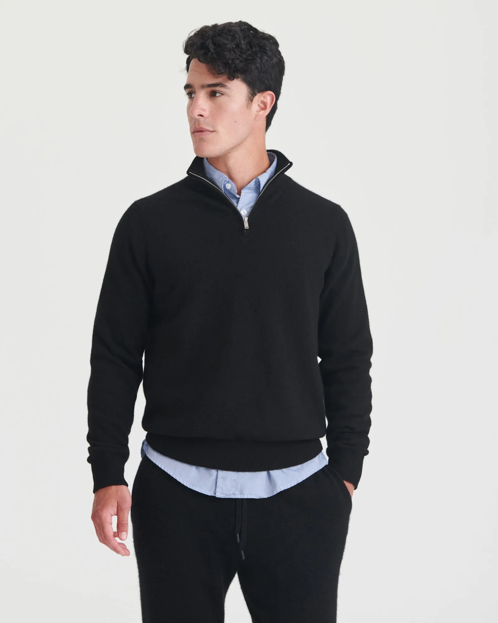 Signature Cashmere Quarter Zip