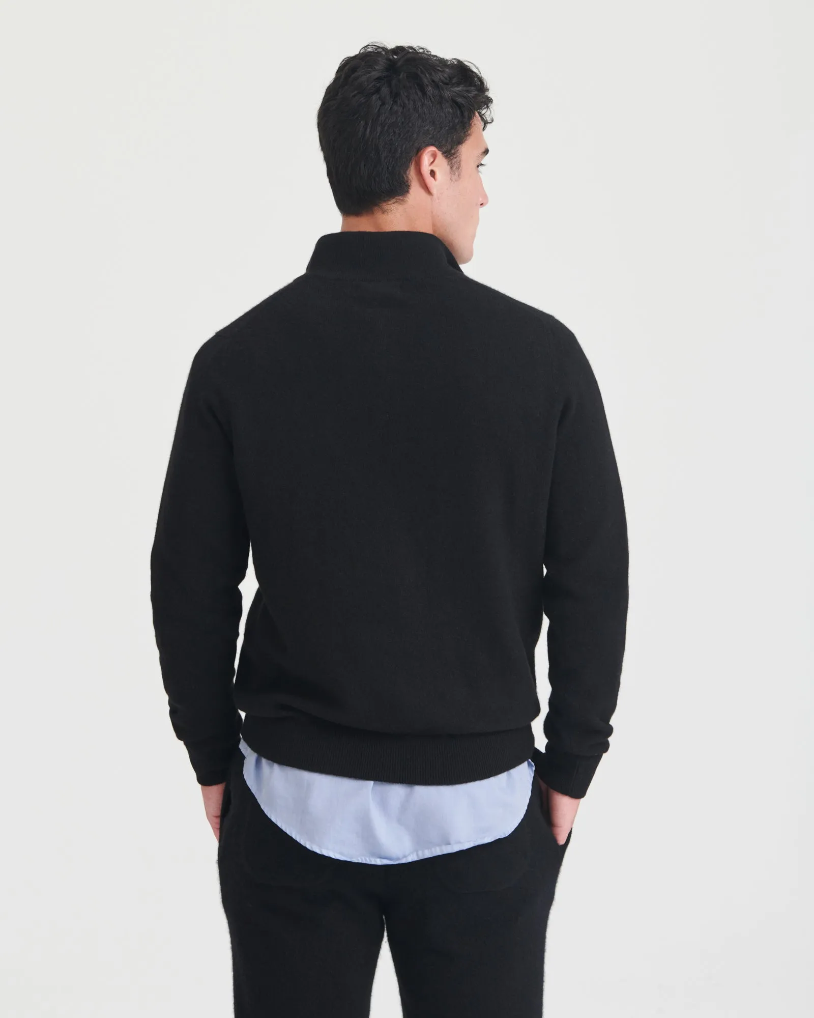 Signature Cashmere Quarter Zip