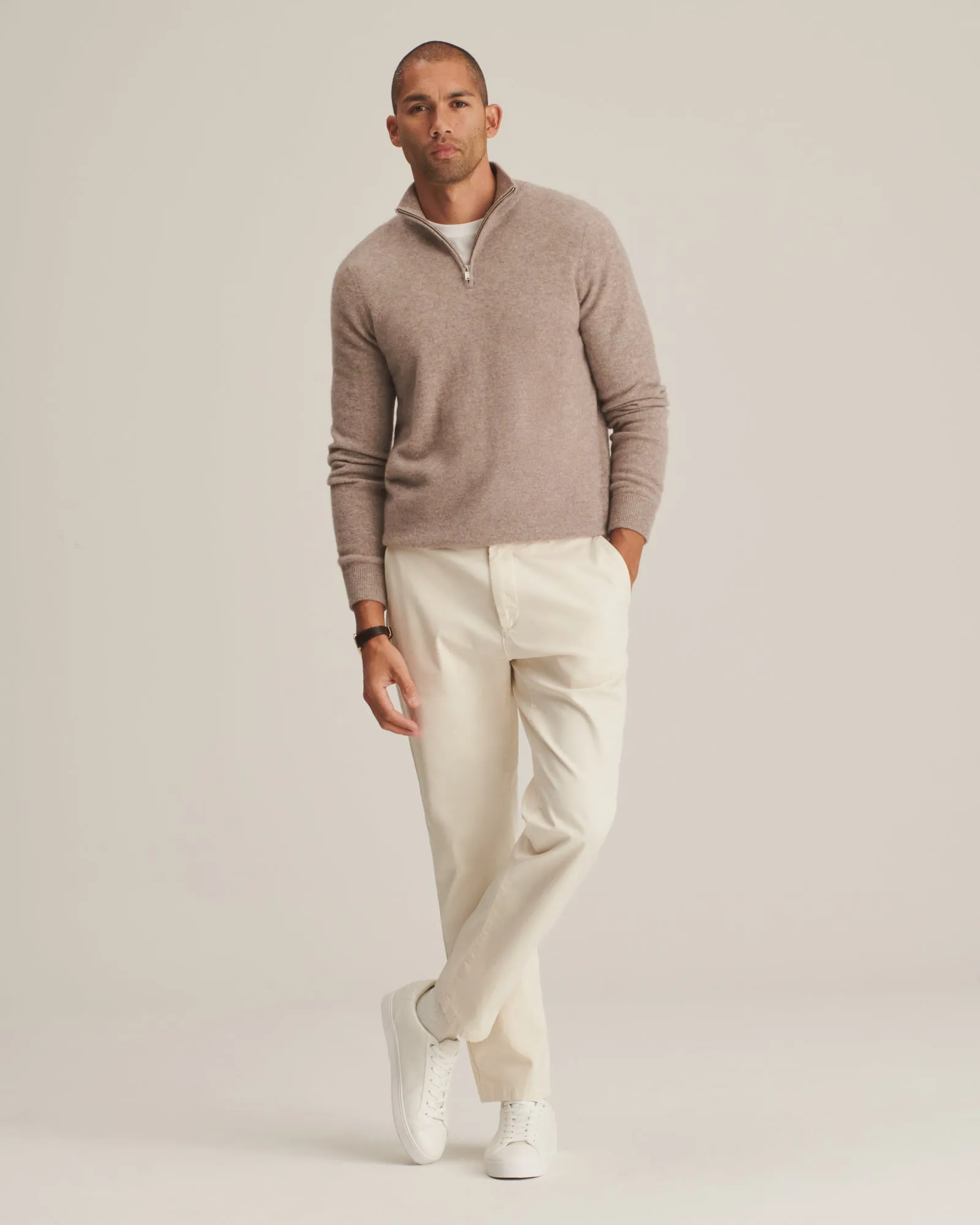 Signature Cashmere Quarter Zip