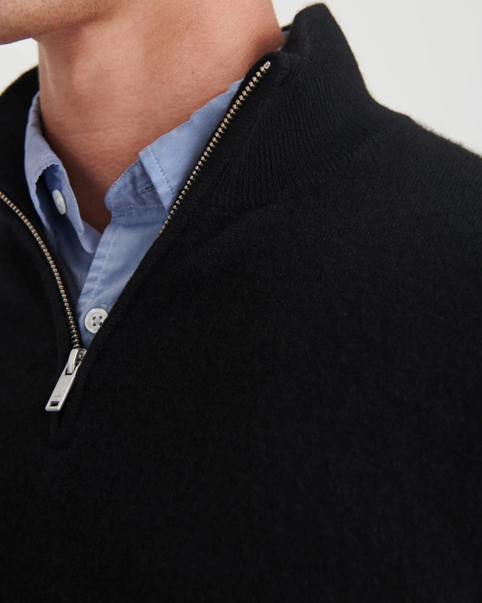 Signature Cashmere Quarter Zip