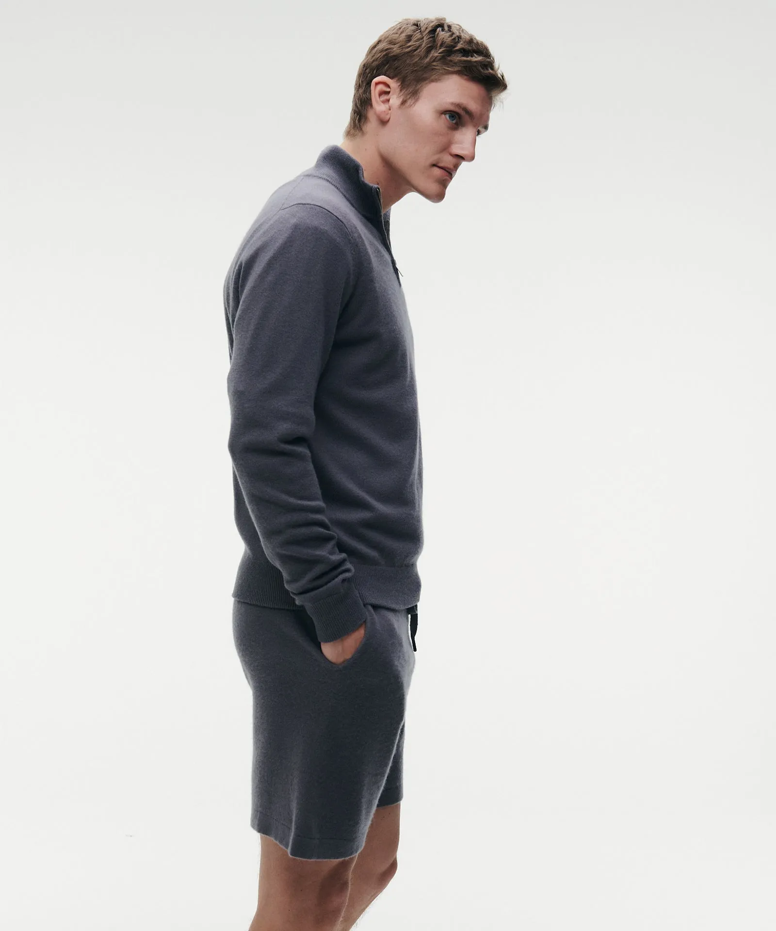 Signature Cashmere Quarter Zip