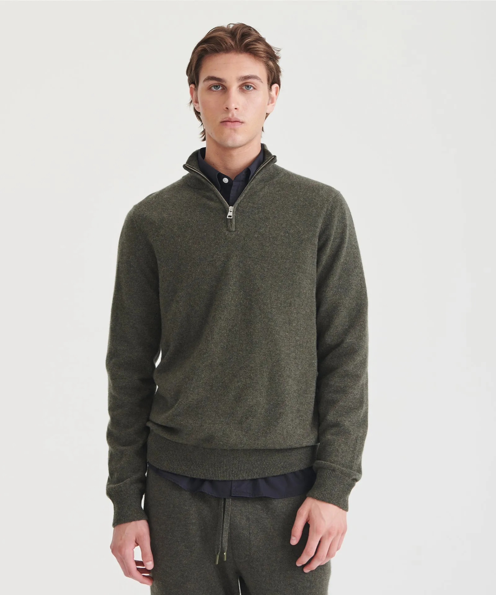 Signature Cashmere Quarter Zip