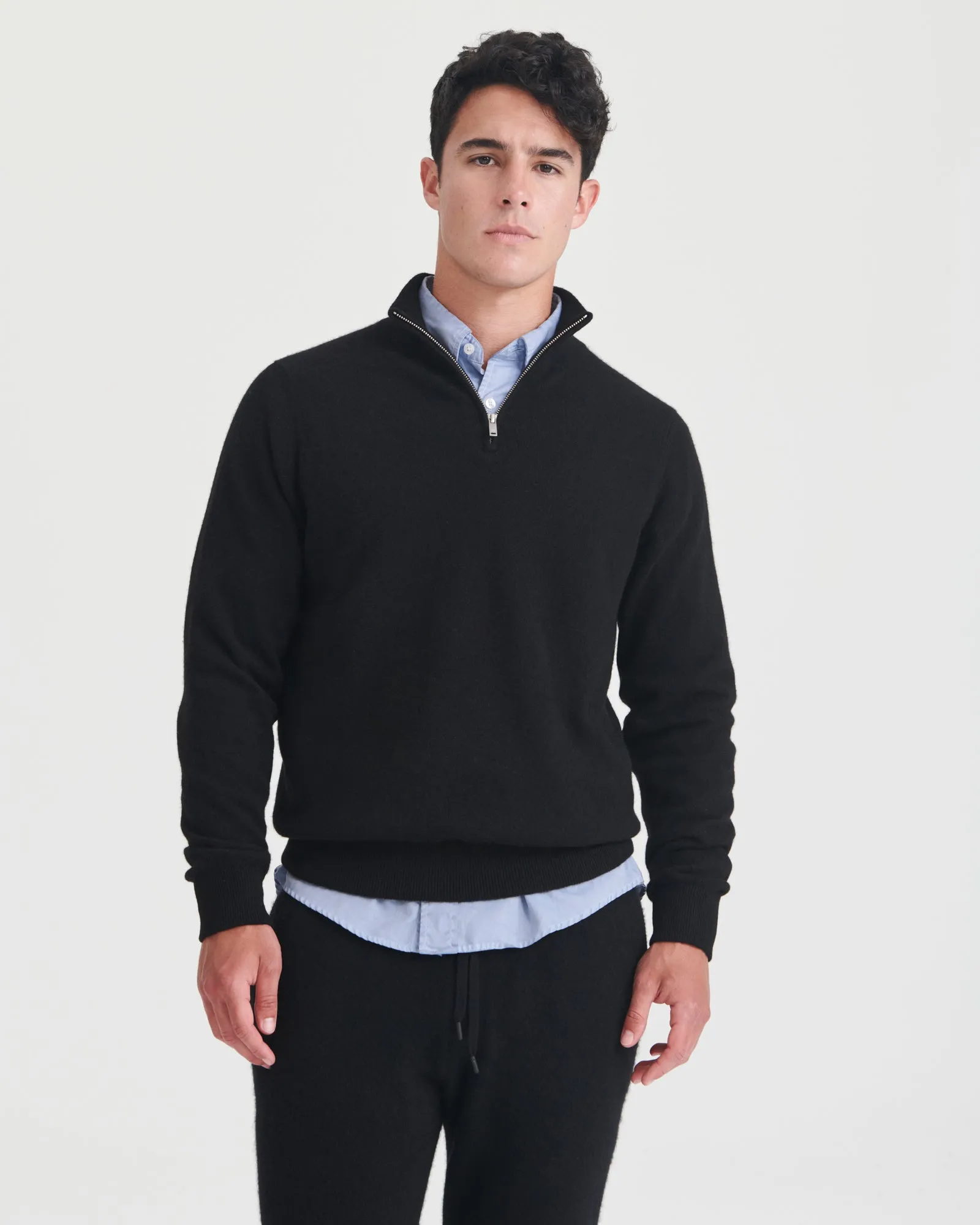 Signature Cashmere Quarter Zip