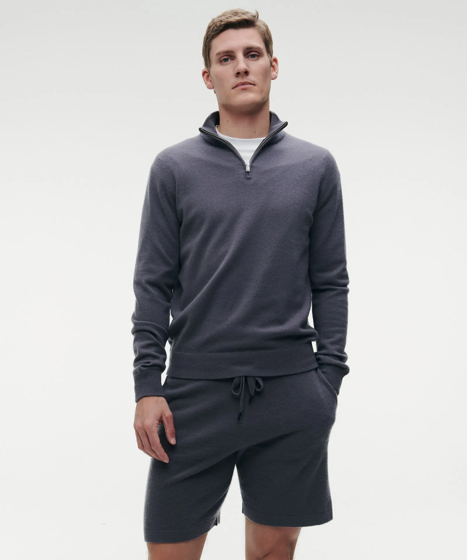 Signature Cashmere Quarter Zip