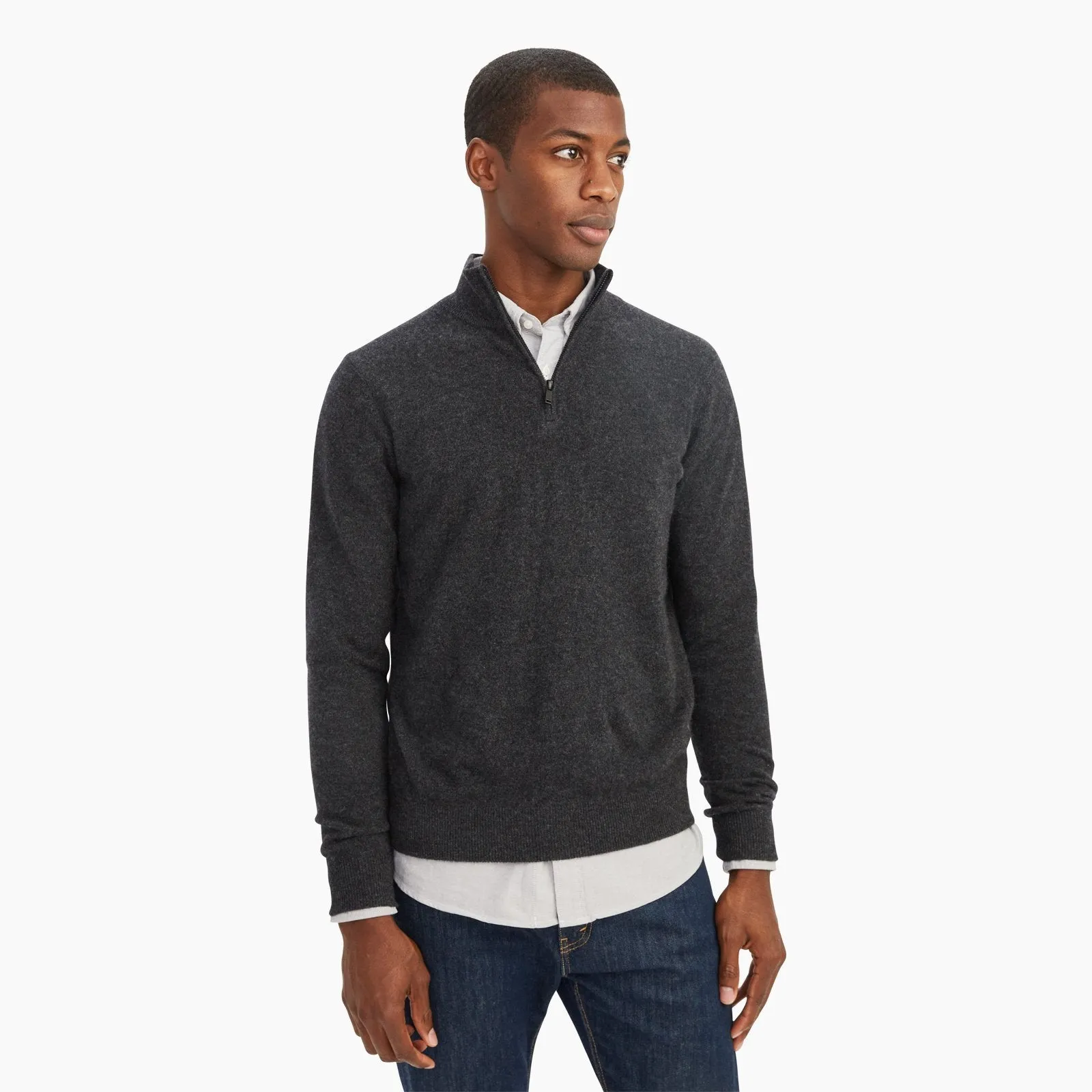 Signature Cashmere Quarter Zip