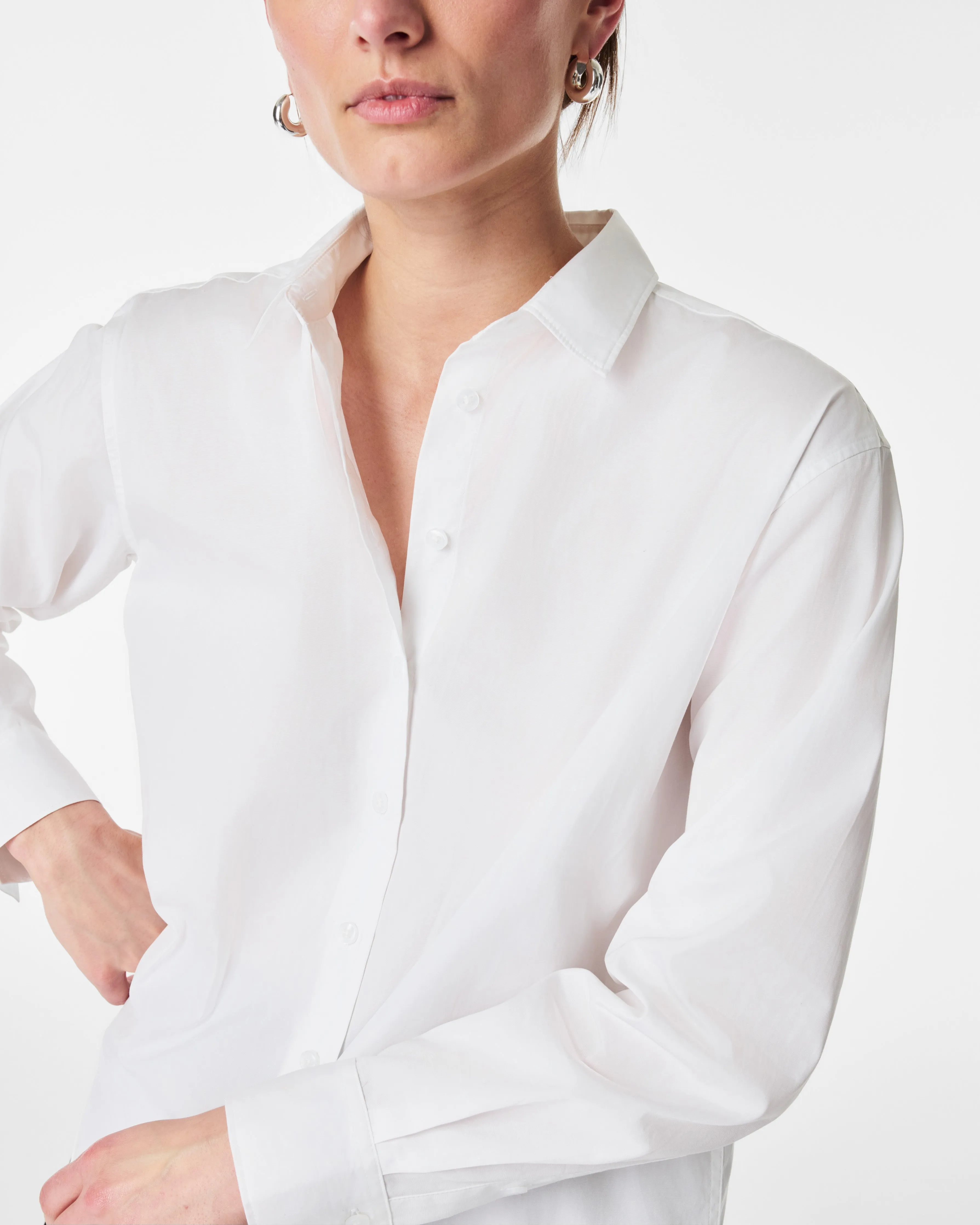 The Best Poplin Oversized Button-Down