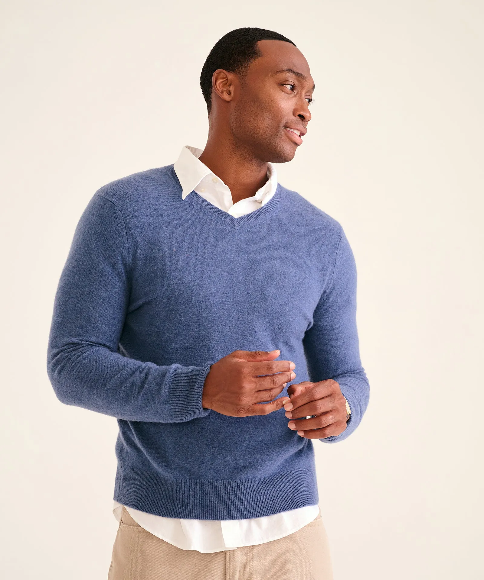 The Original Cashmere V-Neck Sweater Men's