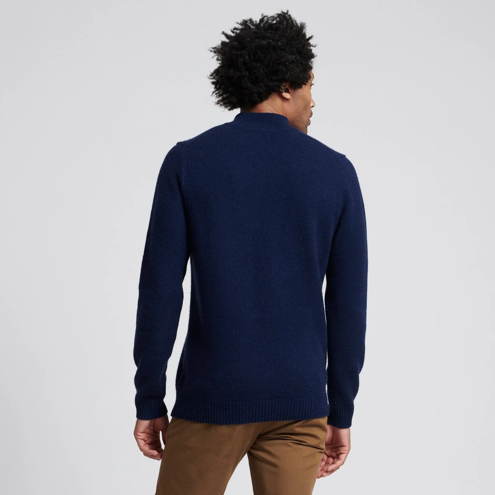 Wool Cashmere Quarterzip